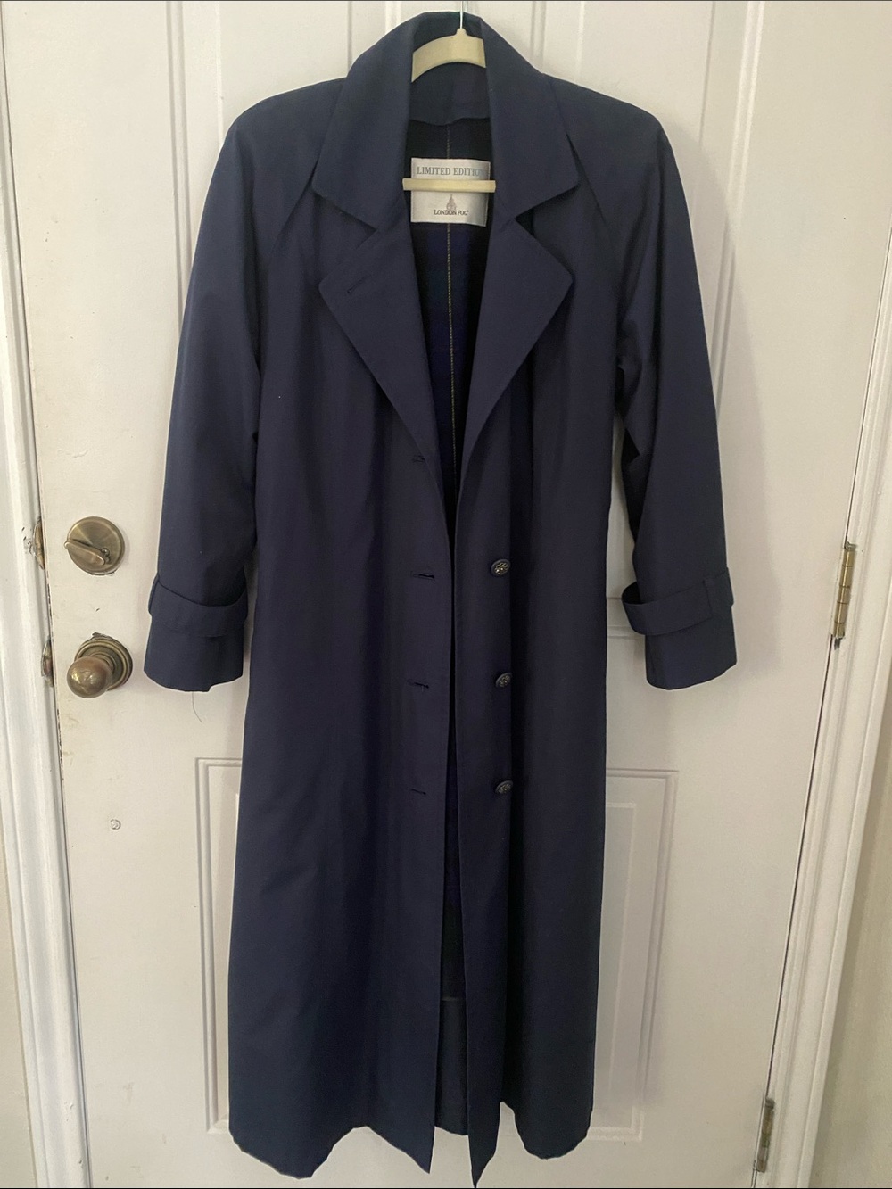 London Fog Navy Trench Coat